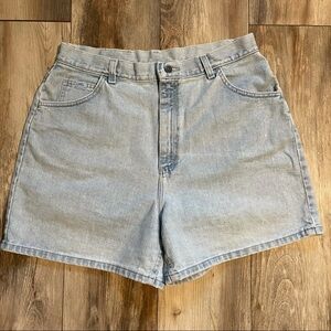 90's Lee High Waisted Distressed Jean Shorts